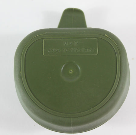 Genuine Surplus Swedish Folding Camping Cup Green Plastic Compact Small Travel