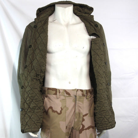 Vintage RAKA Army Parka Liner Genuine Surplus Thermal Quilted 38-40" (3729)