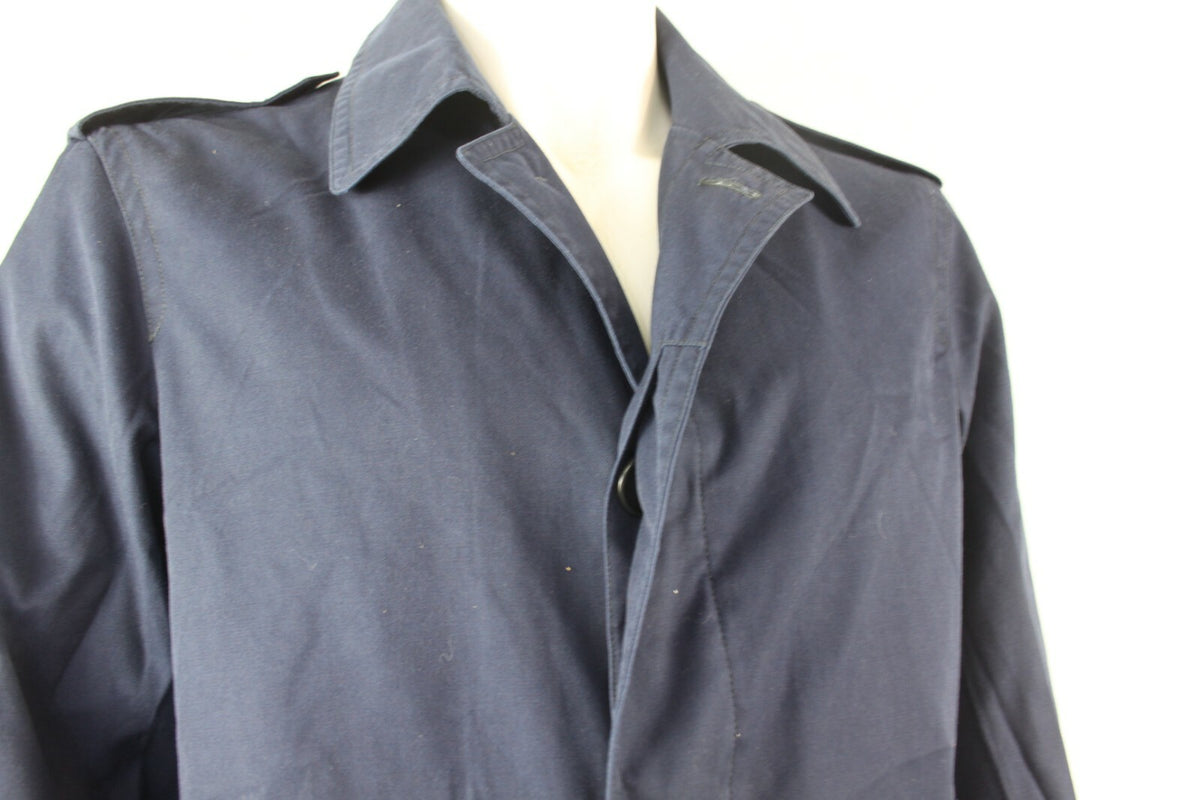 Genuine Surplus French Army Raincoat Mac overcoat 33" Chest Short (617)
