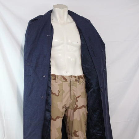 US USAF Airforce Wool Greatcoat Genuine Surplus Mens Overcoat 36-38" (3509)