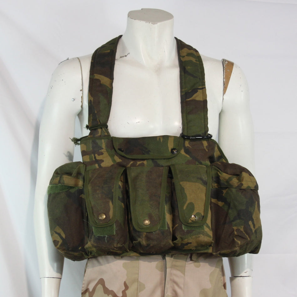 Damaged British DPM Chest Rig Action Vest Camouflage webbing 3959