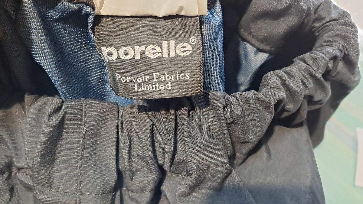 Genuine Surplus British Police Waterproof Breathable Trousers Black 34-36" (2801