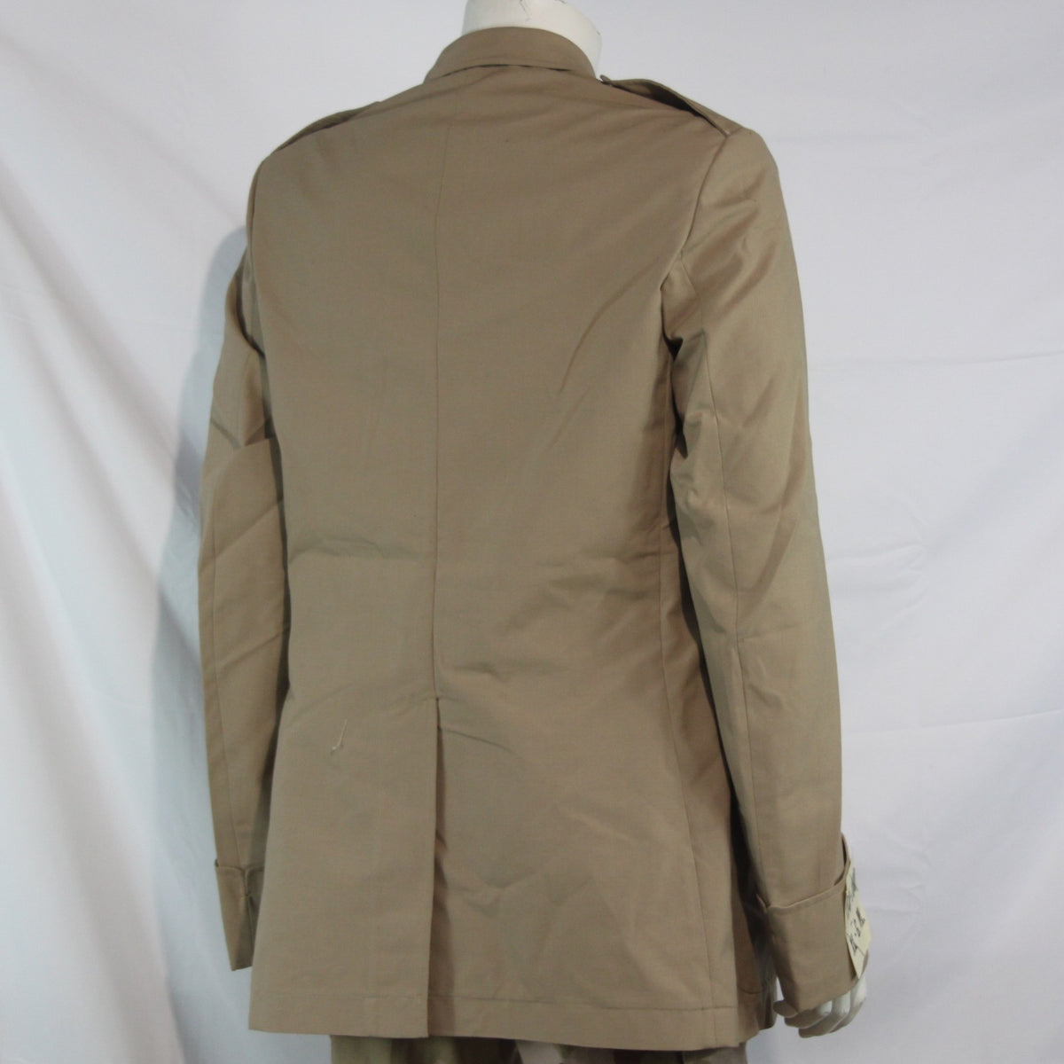 1960's French Army Dress Jacket Genuine Surplus Sand Beige Uniform (3554)