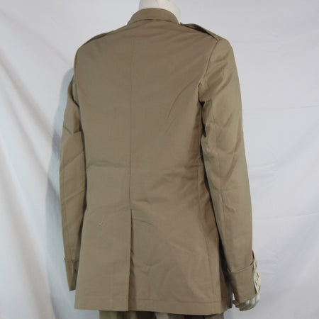 1960's French Army Dress Jacket Genuine Surplus Sand Beige Uniform (3554)