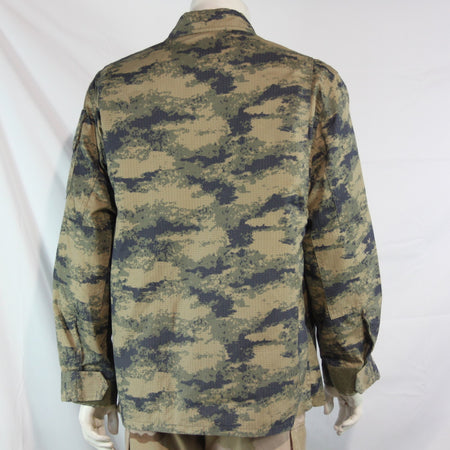 Turkish Airforce Lined Camouflage Heavyweight Shirt Genuine Surplus (4147)