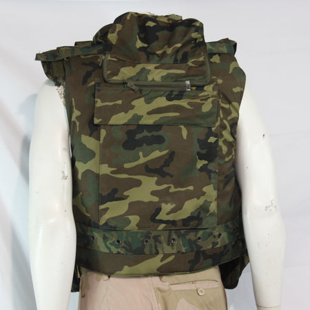Spanish Military Body Armour Cover with Kevlar Genuine Surplus Camo Small 3968