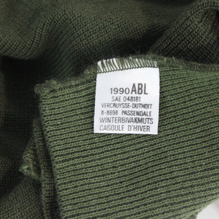Genuine Surplus Dutch Military Winter Balaclava Wool Mix Olive (4201)