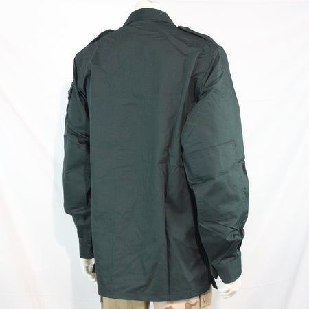 Genuine Surplus Spanish Police Combat Shirt Bottle Green Ripstop S/Grade (3182)