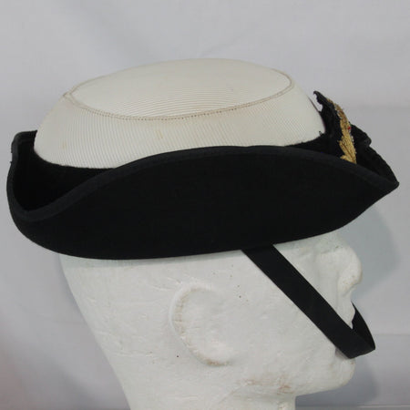 British Royal Navy Officers Tricorn Womens Dress Hat Genuine Surplus G1 (4460)
