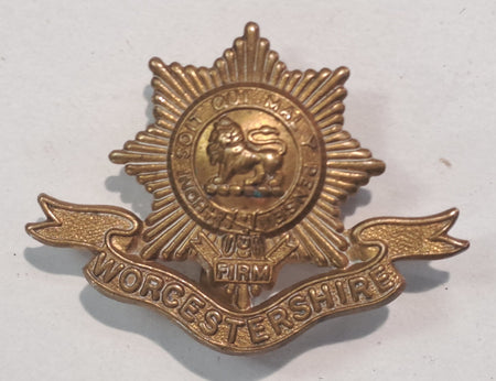 Genuine Surplus British Army Military Cap Badge Worcestershire Regiment 2624