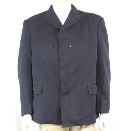 French Wool Mix Military Coat Jacket Pea/Deck Coat Genuine 38-40" (3646)