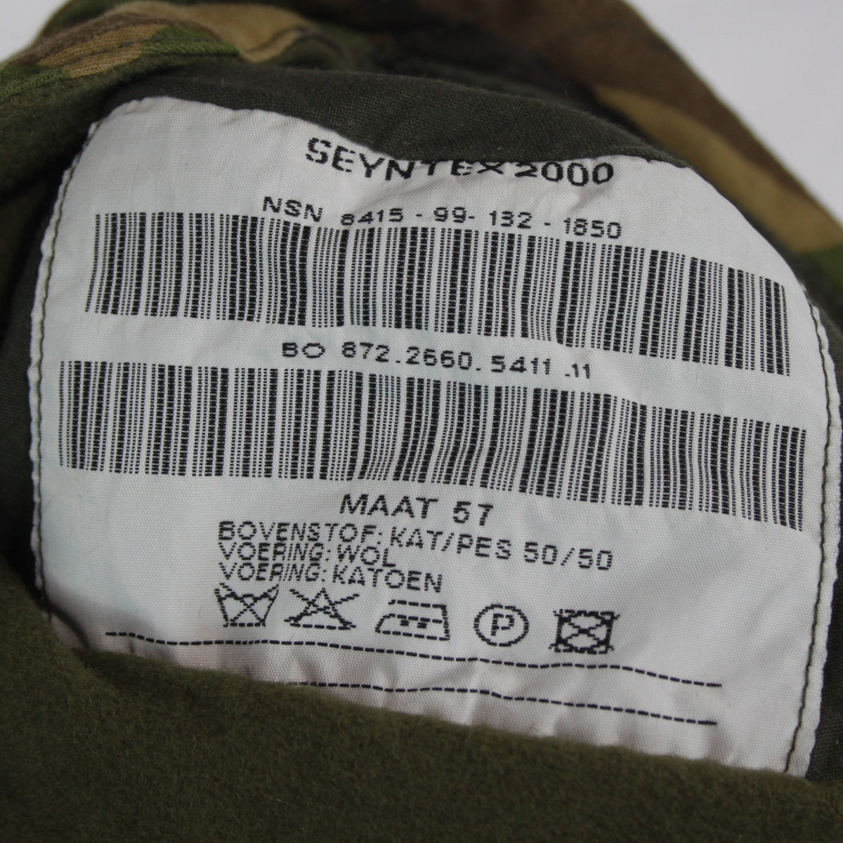 Dutch Army DPM Camo Fatigue All Seasons Cap Genuine Surplus Forces (4202)