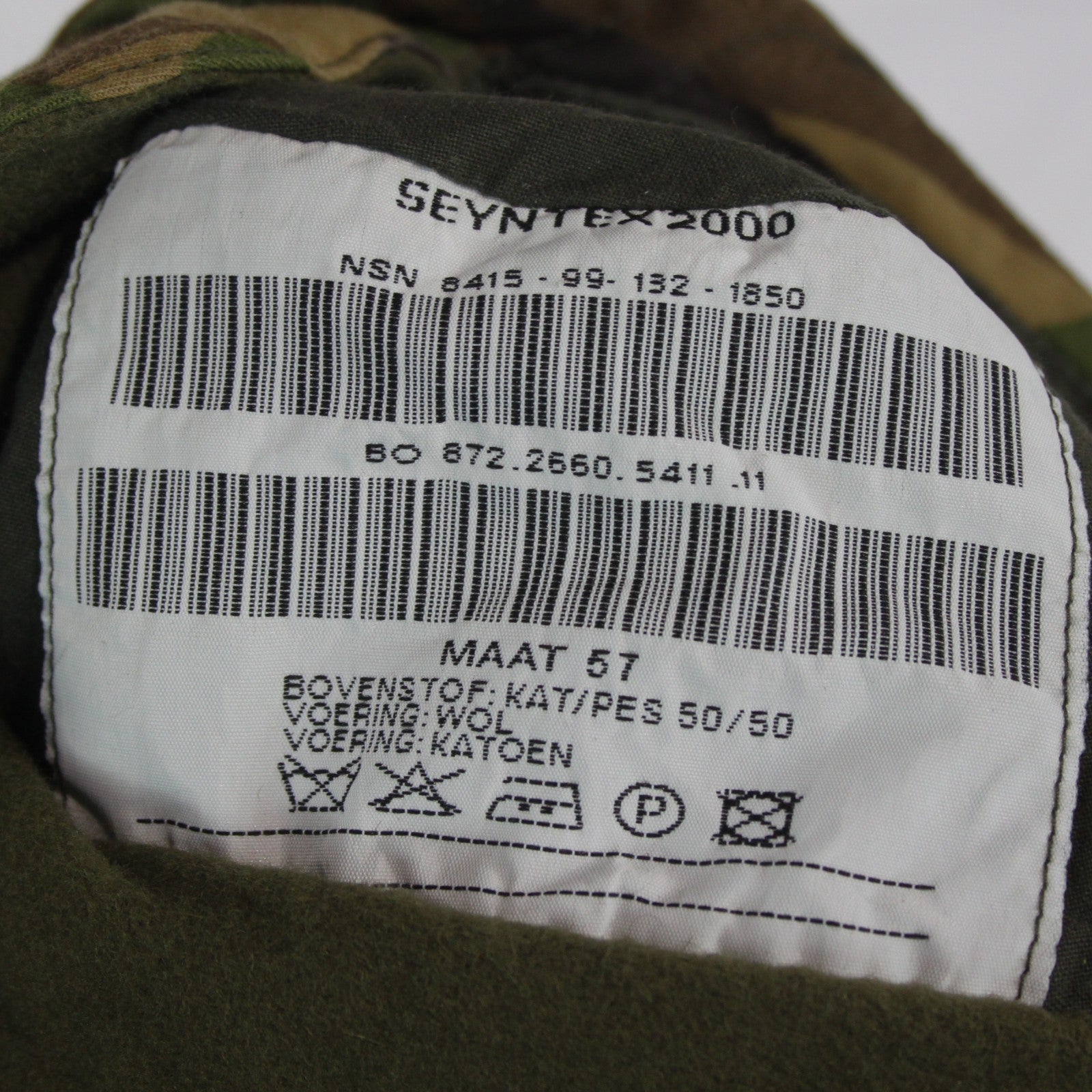 Dutch Army DPM Camo Fatigue All Seasons Cap Genuine Surplus Forces (4202)