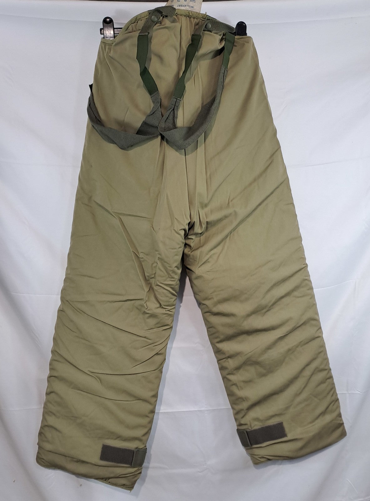 Genuine Surplus French Army Fur Lined Winter trousers Thermal Olive Green (2780)