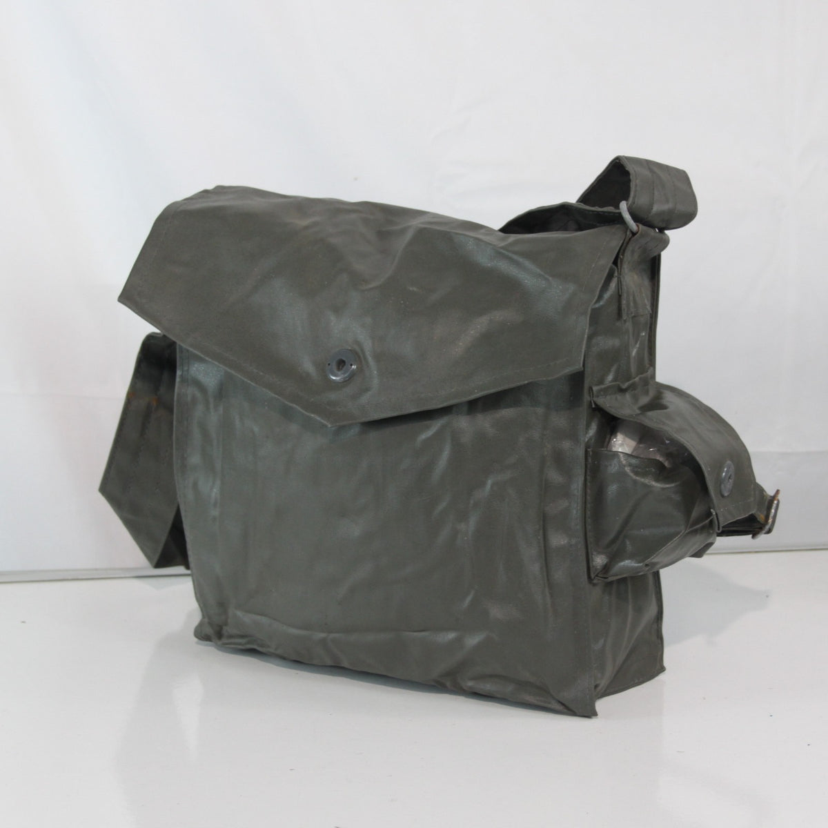 Genuine Surplus Hungarian Army Side Bag Waterproof Fabric PVC Small Bag (3755)