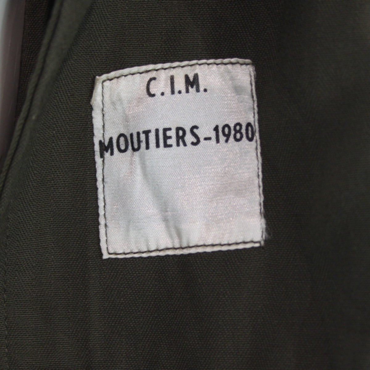 French Army Short Sleeve Shirt Jacket Genuine Surplus Olive 34" XS (4125)