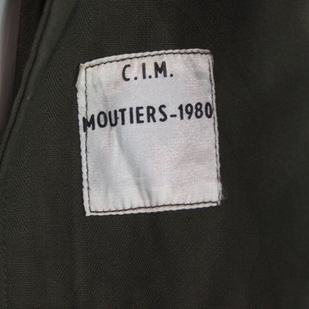 French Army Short Sleeve Shirt Jacket Genuine Surplus Olive 34" XS (4125)