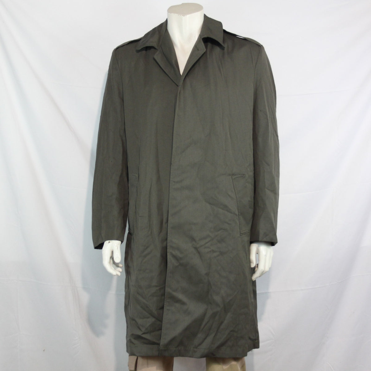 Genuine Surplus British Royal Marines Raincoat Grey Khaki 40-42" (3337)
