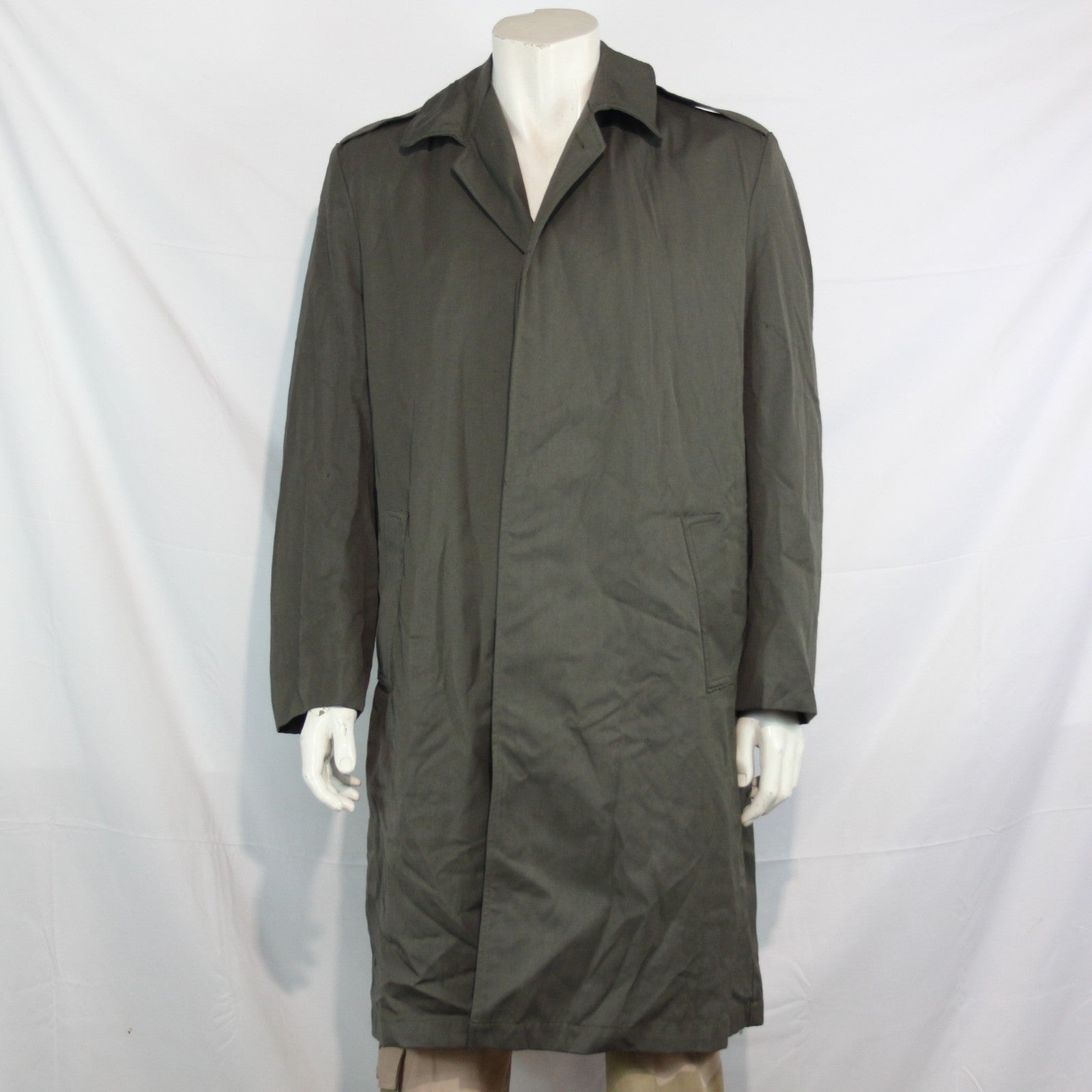 Genuine Surplus British Royal Marines Raincoat Grey Khaki 40-42" (3337)
