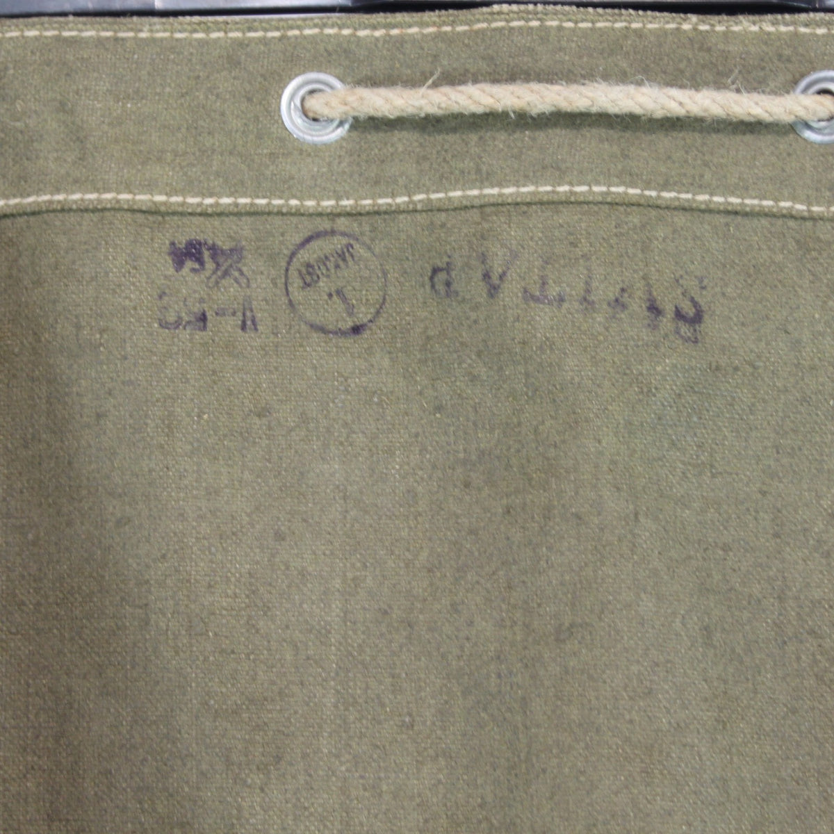 Vintage Czechoslovakian Army Canvas Storage Bag Genuine Surplus (4357)