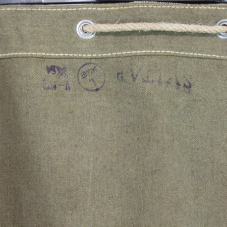 Vintage Czechoslovakian Army Canvas Storage Bag Genuine Surplus (4357)