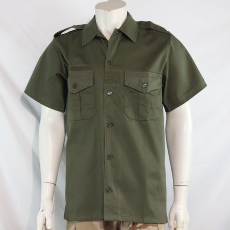 NEW Copy of French Army Short Sleeve Shirt Warm Weather Olive (4277)