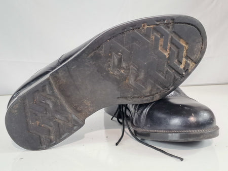 Genuine Surplus British RAF Mens Parade Shoes Formal Shoes Black Leather Grade 2