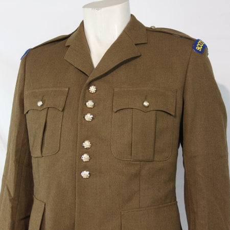 Genuine Surplus British Army Guards Dress Uniform Jacket Tan 40" Chest (3558)