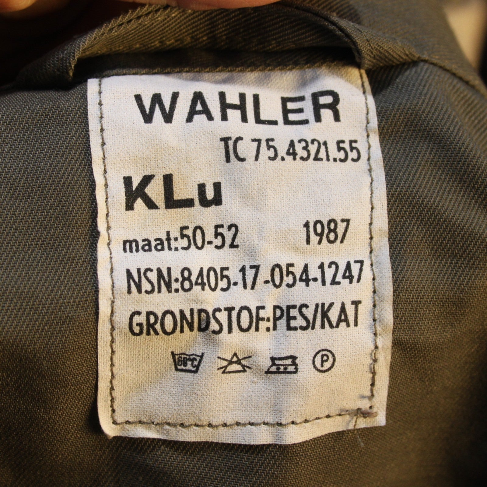 Genuine Surplus Dutch Airforce Olive Green Shirt Poly/Cotton  (4275)