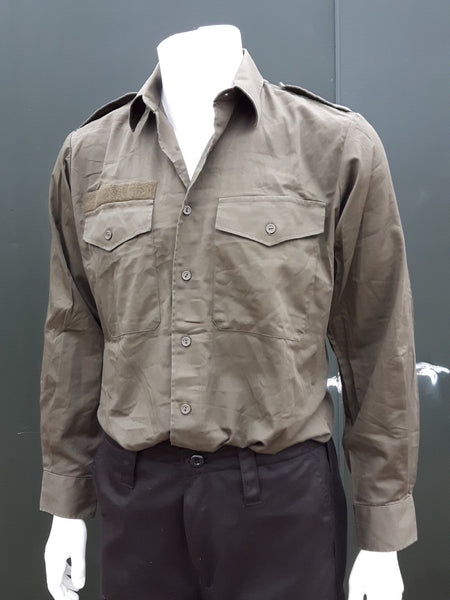 Genuine Surplus Austrian Army Field Shirt Lightweight Olive Shirt