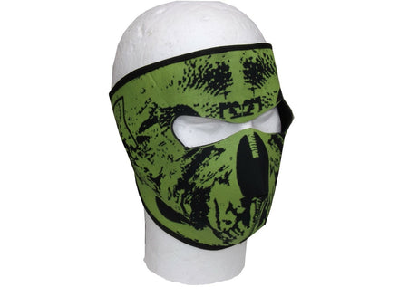 Neoprene Green Black Camo Face Mask Airsoft Paintball facemask  Thermal Tactical