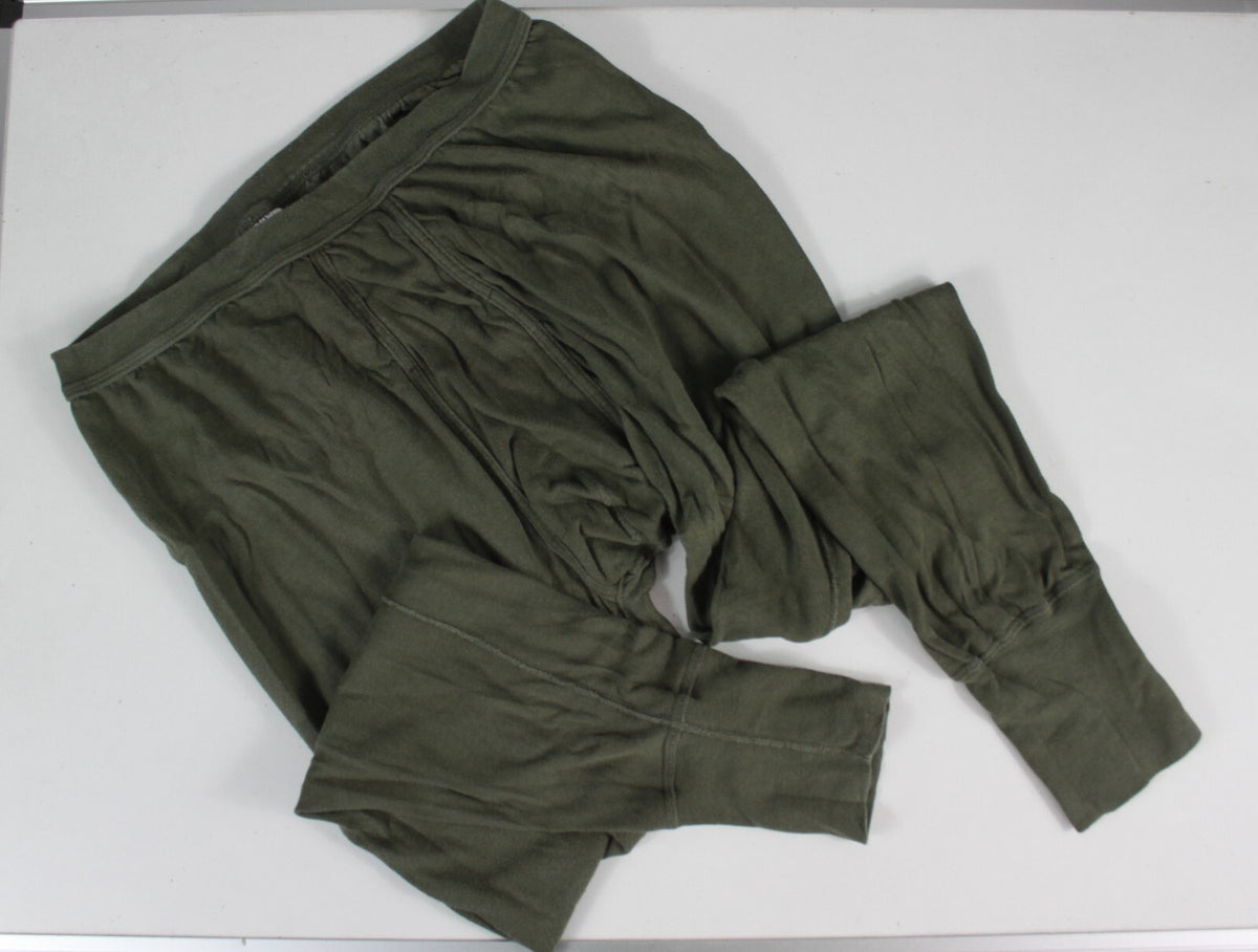 Genuine Surplus German Long Johns Midweight Cotton Thermal Pants Leggings