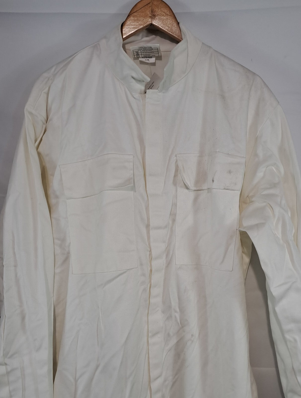 NEW Genuine Surplus British Army General Service FR White Overall 42" Tall (2811