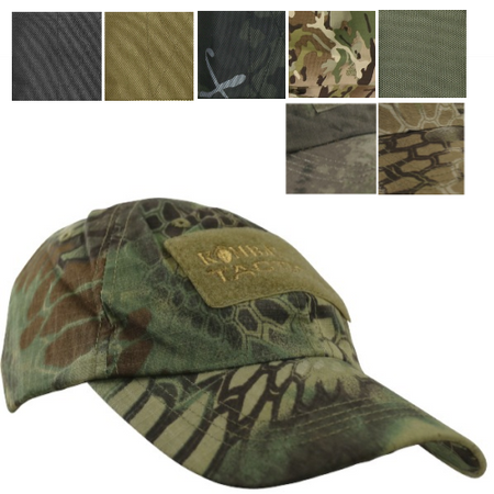 KT Operators Cap Baseball Cap Ripstop Hook Loop Patches BTP Black Olive Tan