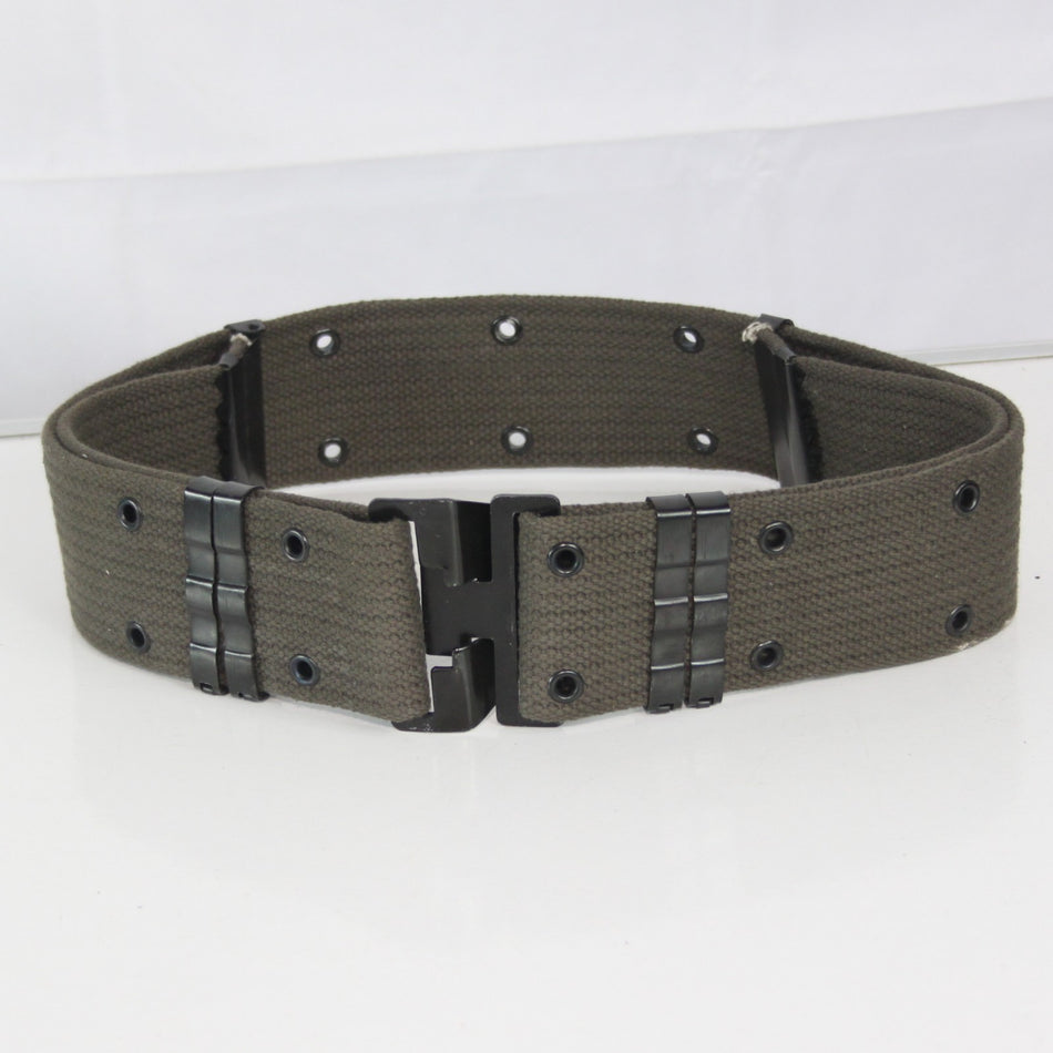 Genuine Surplus Spanish Army Belt 59mm Width Webbing Belt Olive 28-38" (4090)
