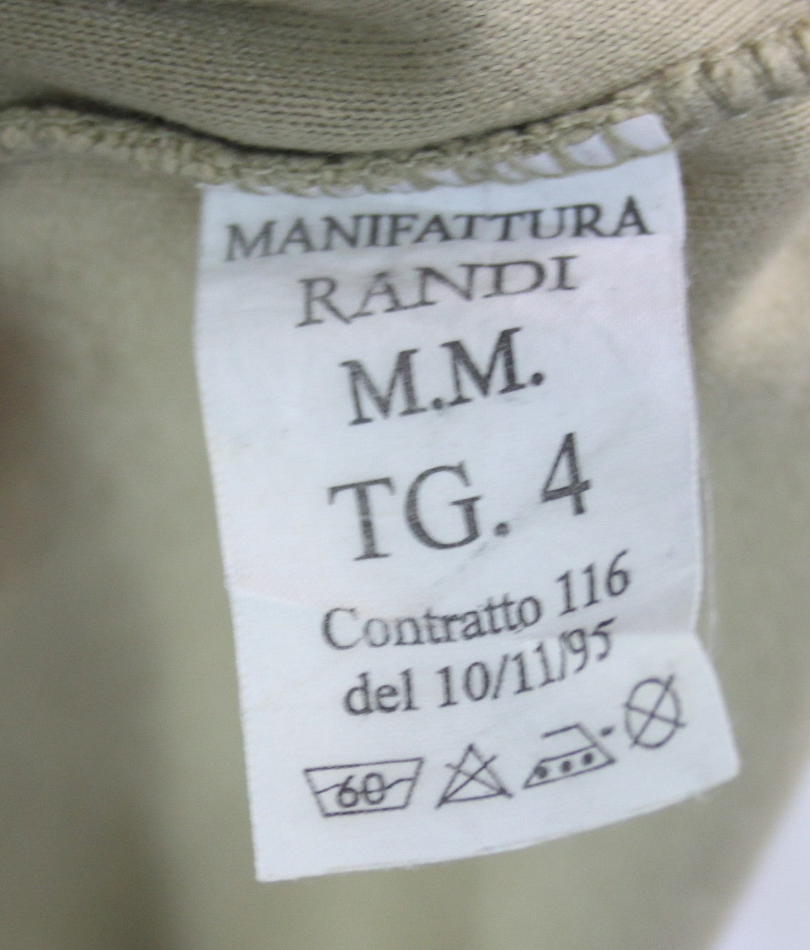 Genuine Army Surplus Italian desert Sand T-Shirt Short Sleeve Vintage