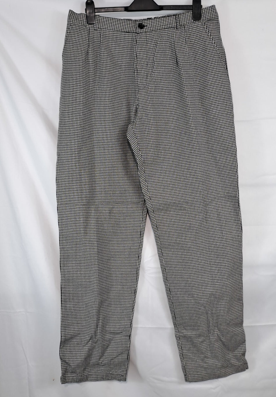 Genuine Surplus  Military Issue Chefs Trousers Black White Check Chef Cook (3143