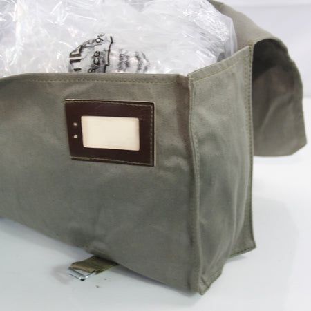 Genuine Surplus East European Vintage Army Side Bag Canvas Khaki Olive  (3412)
