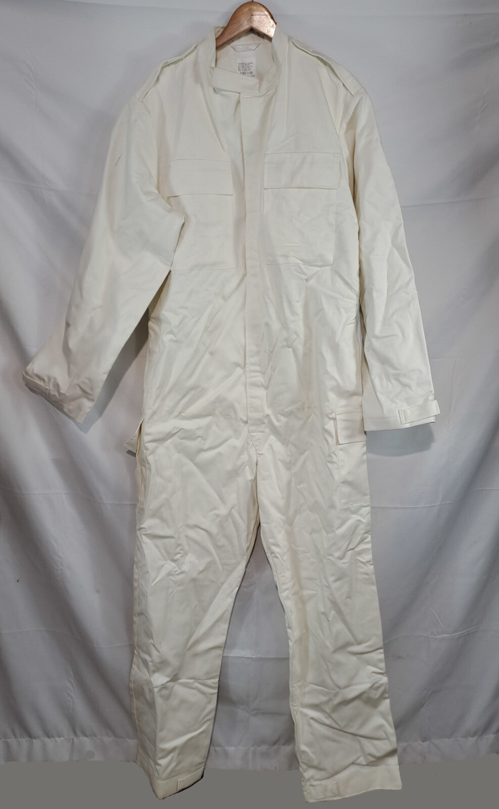 Genuine Surplus British White Cotton Action Overalls Army FR (2812)