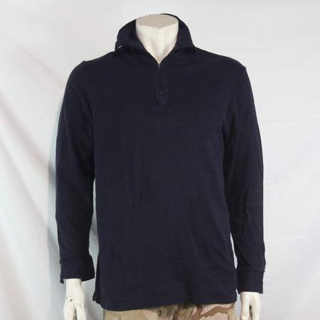 French Army Thermal Top Zip Neck Genuine Surplus Military 100% Cotton (4016)