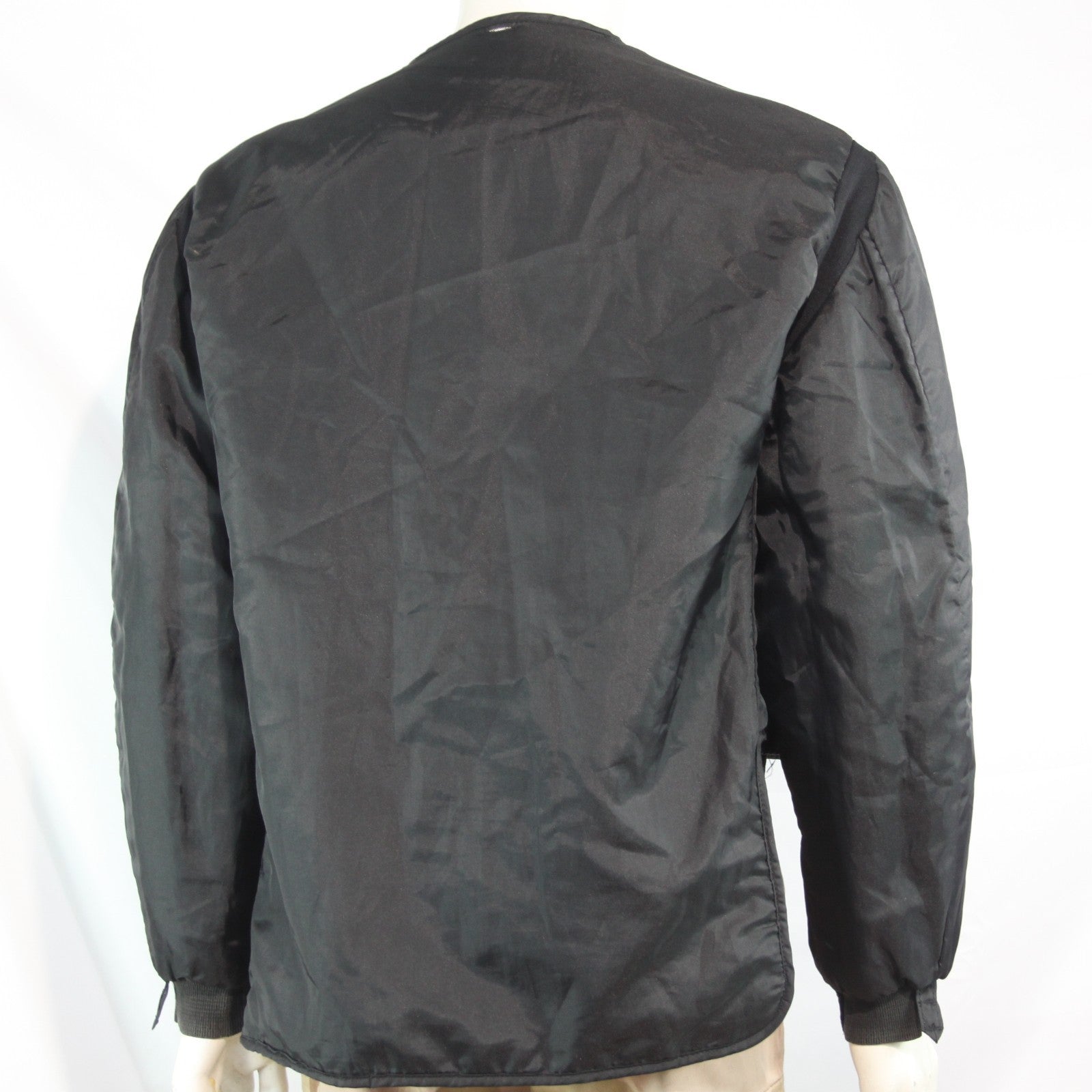 Genuine Surplus French Army Black Button In Jacket Liner Asymmetric 48" (3728)