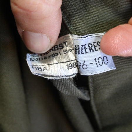 Austrian Army Coverall Olive Green Genuine Surplus 38-40" (4173)