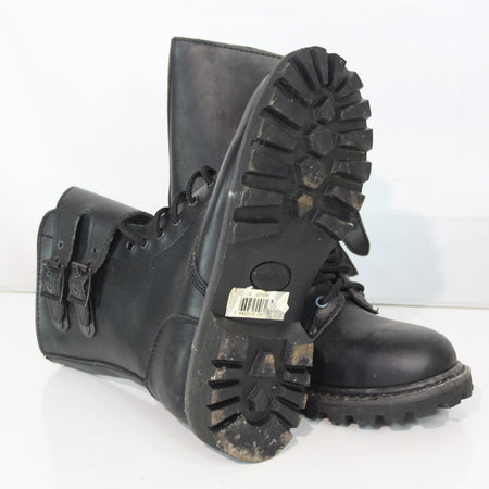 French Army Style Boots Ranger Boots Black Leather Supergrade EU 40 UK 6.5(3480)