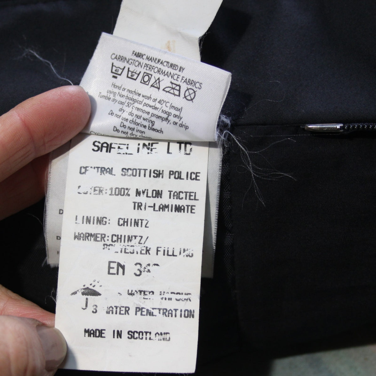 Womens Waterproof Raincoat  Lined Jacket British Police Genuine Small (3991)