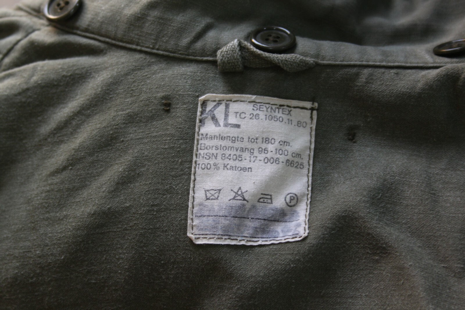 Genuine Surplus Dutch Canvas NATO Parka Vintage Olive Green Lined All Sizes
