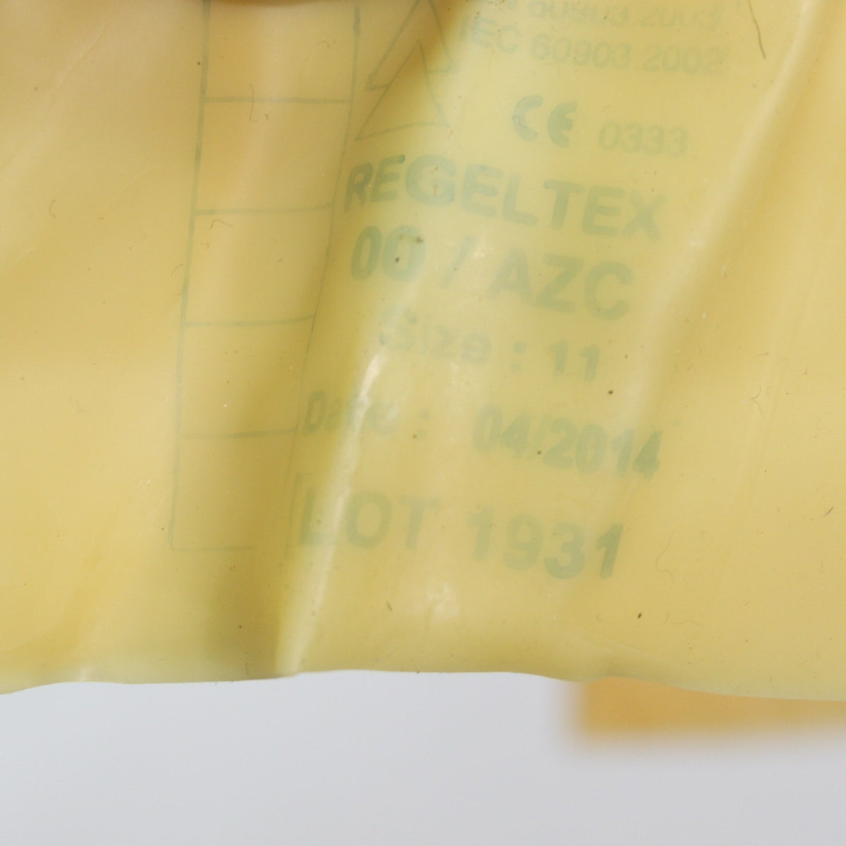 Genuine Surplus Rubber Gloves Waterproof Military Issue NEW Size 11 (3945