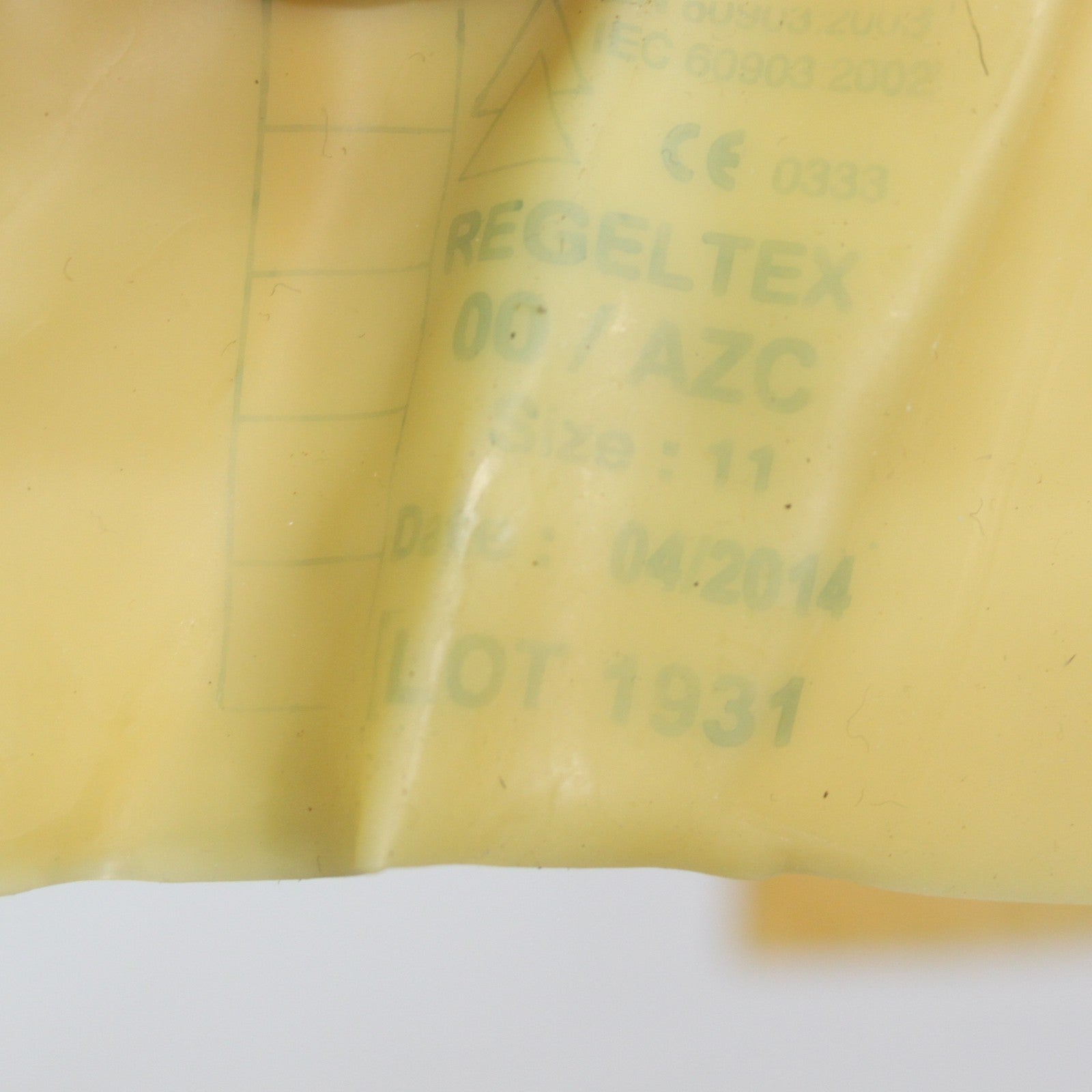 Genuine Surplus Rubber Gloves Waterproof Military Issue NEW Size 11 (3945