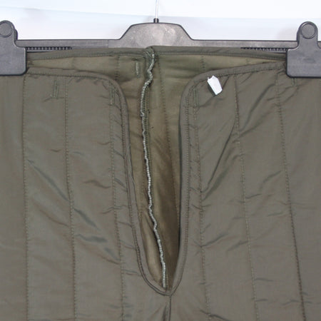 Genuine Surplus Army Quilted Over-Trouser Liners Padded Thermal 32-34"w  (3769)