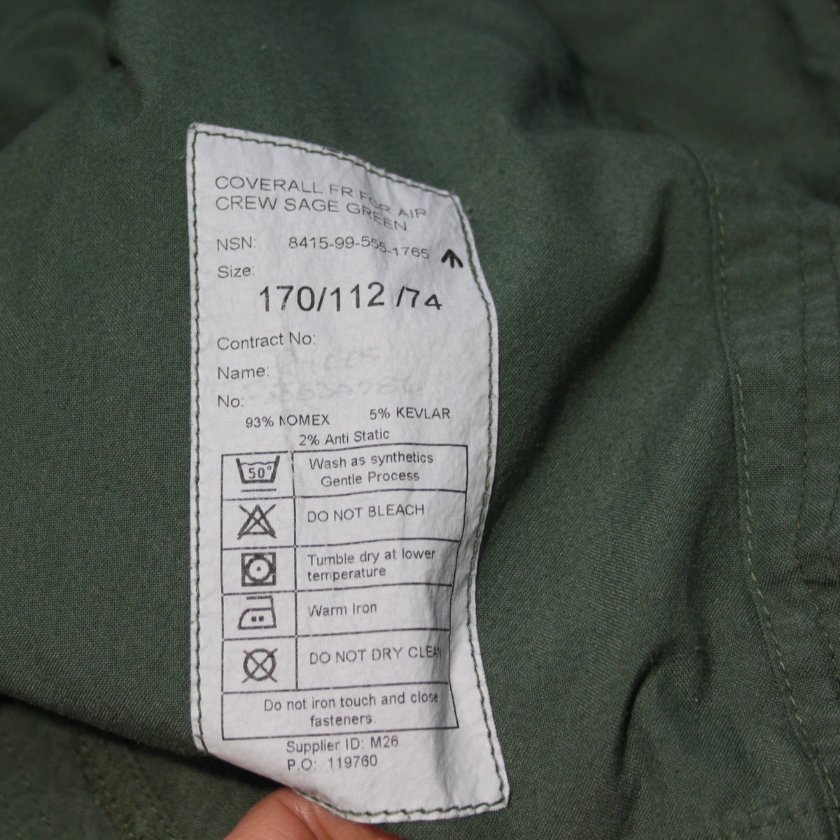 British Flight Suit Aircrew Coverall Genuine Surplus Grade 2 44" (4002)