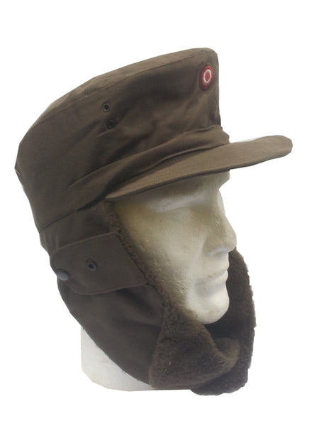 Genuine Surplus Austrian Cold Weather Ear Warmer Peak Winter Army Hat